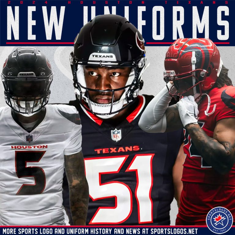 SHOP New 2024 Houston Texans Jerseys And More Available Now   Houston Texans New Uniforms 2024 Sportslogosnet 768x768 