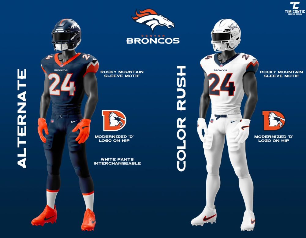 Broncos Uniforms 2025 - Tariq Sadie