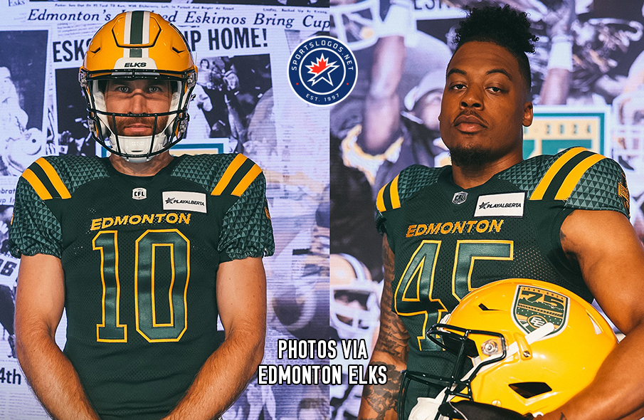 CFL's Edmonton Elks Introduce New Third Jersey Ahead of 75th Anniversary Season