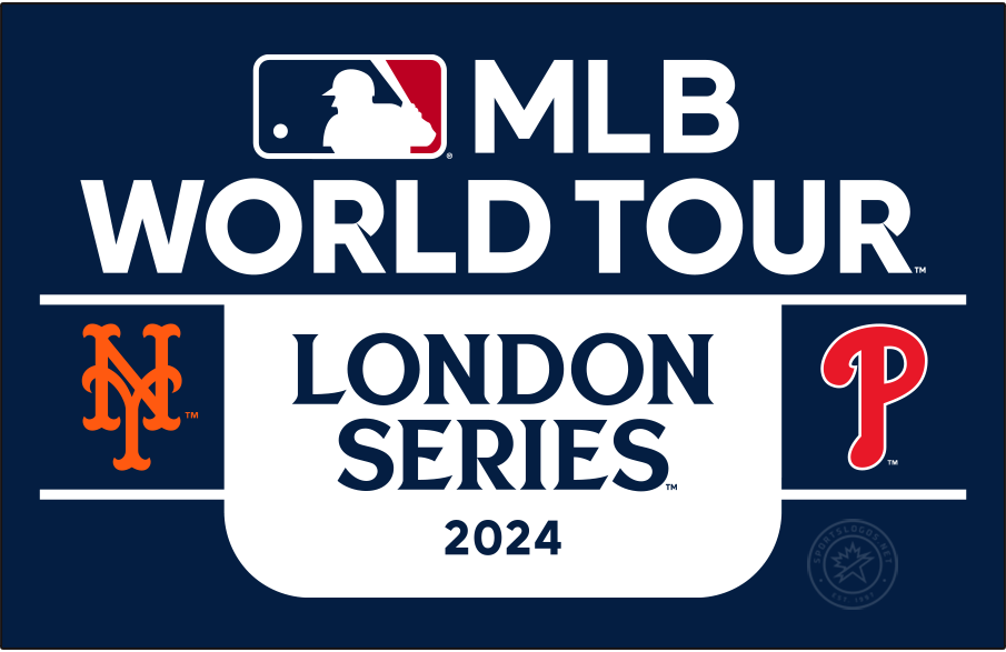 MLB World Tour London 2024 Logos, Caps, and More - Mets vs. Phillies