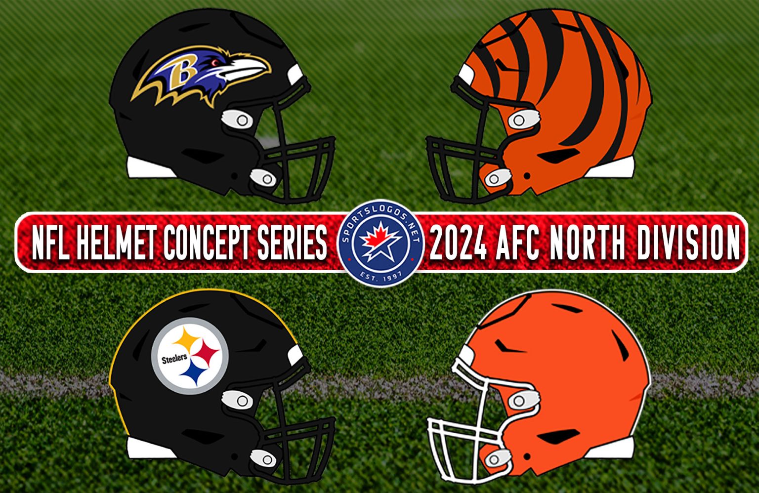 NFL Second, Third Helmet Concept Series AFC North