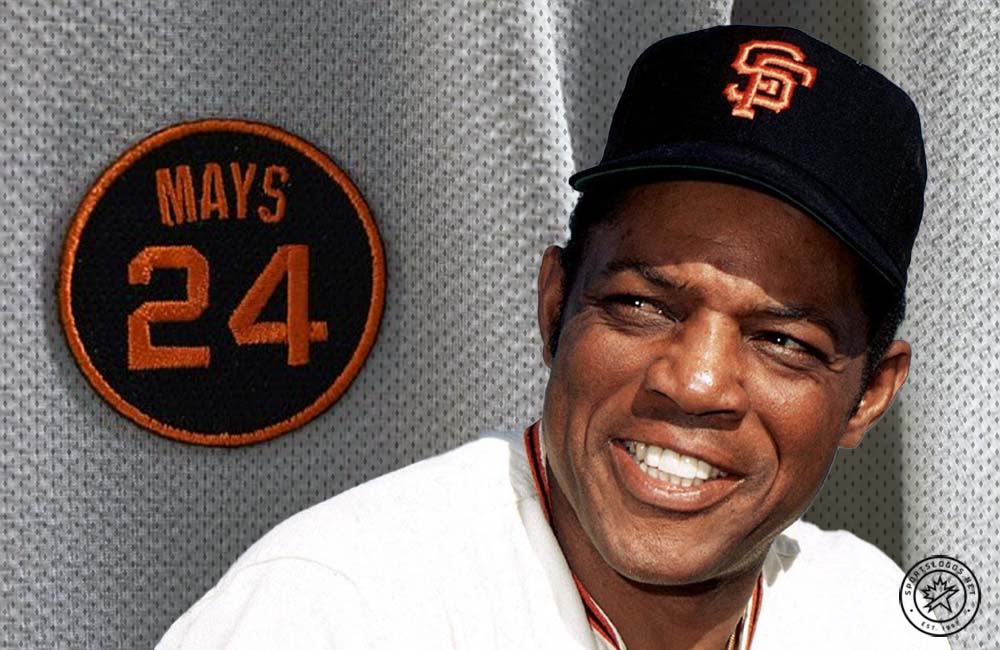 San Fransico Giants Add #24 Memorial Patch for Willie Mays