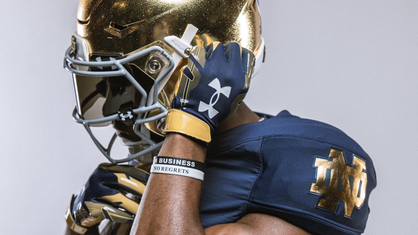 Notre Dame Fighting Irish Unveil Updated Home Football Jerseys