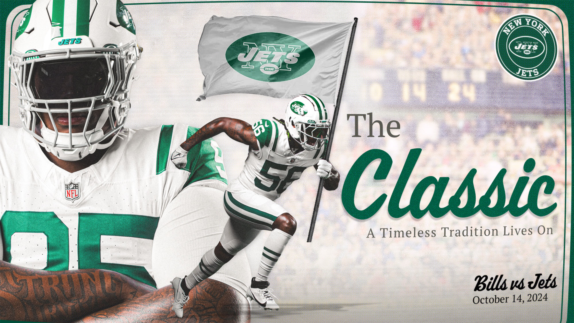 New York Jets Unveil “The Classic” Throwback Uniforms