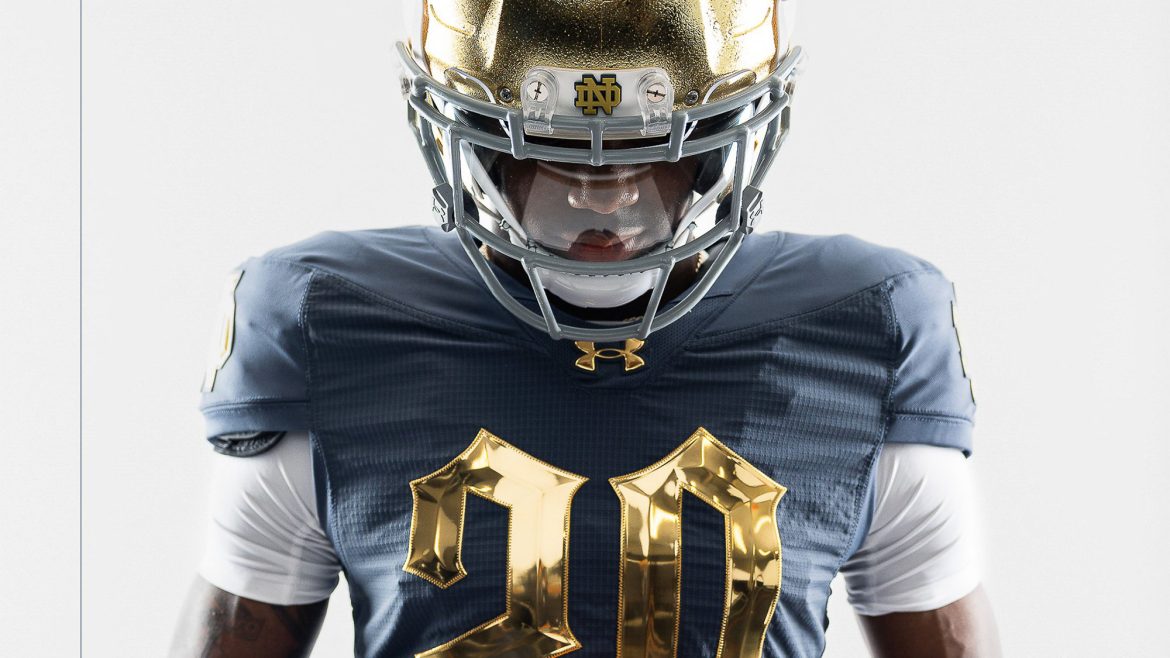 Notre Dame Unveils Shamrock Series Uniforms For Game Against Army At