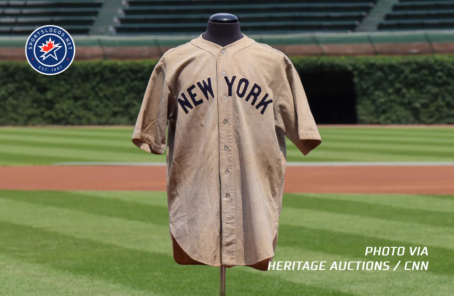 Babe Ruth 'Called Shot' Jersey Sells for Record $24M at Auction