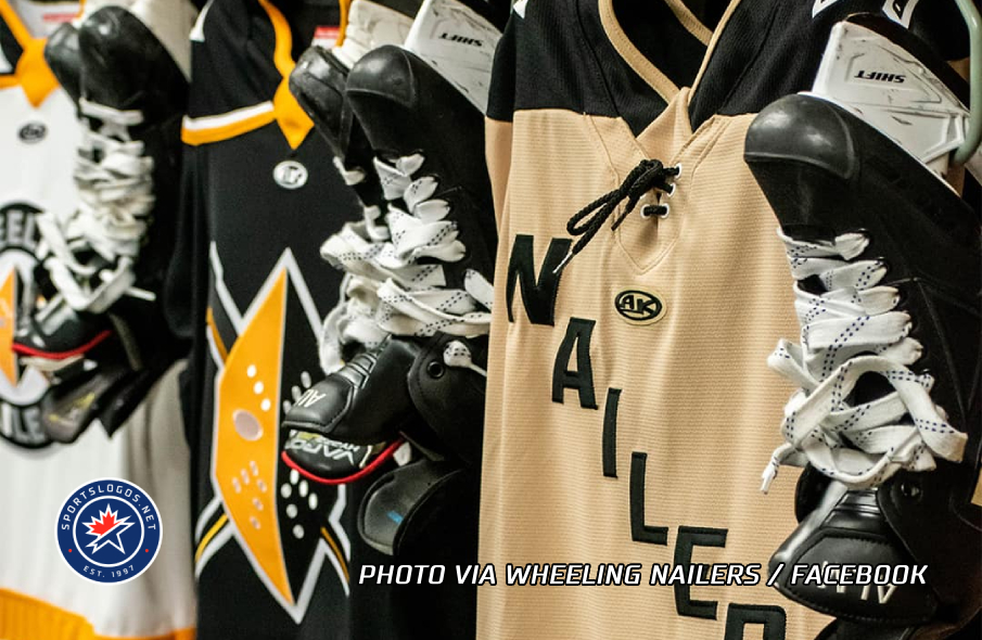 ECHL's Wheeling Nailers Standardize Uniforms, Add Alternate Jersey to Rotation