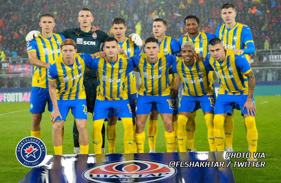 Shakhtar Donetsk Dons Ukrainian Flag Colors In Champions League Match