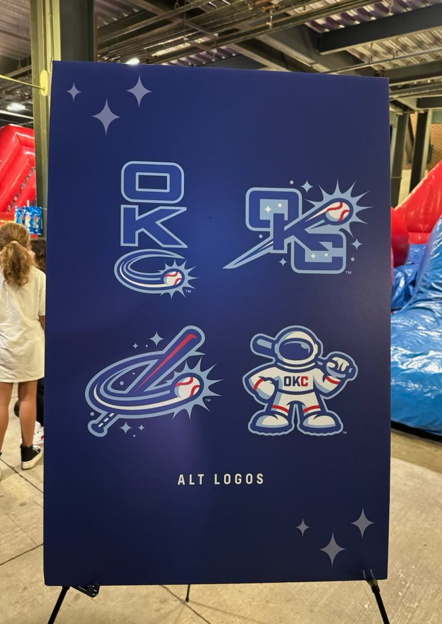 Alternate logos include an astronaut character and several permutations ...