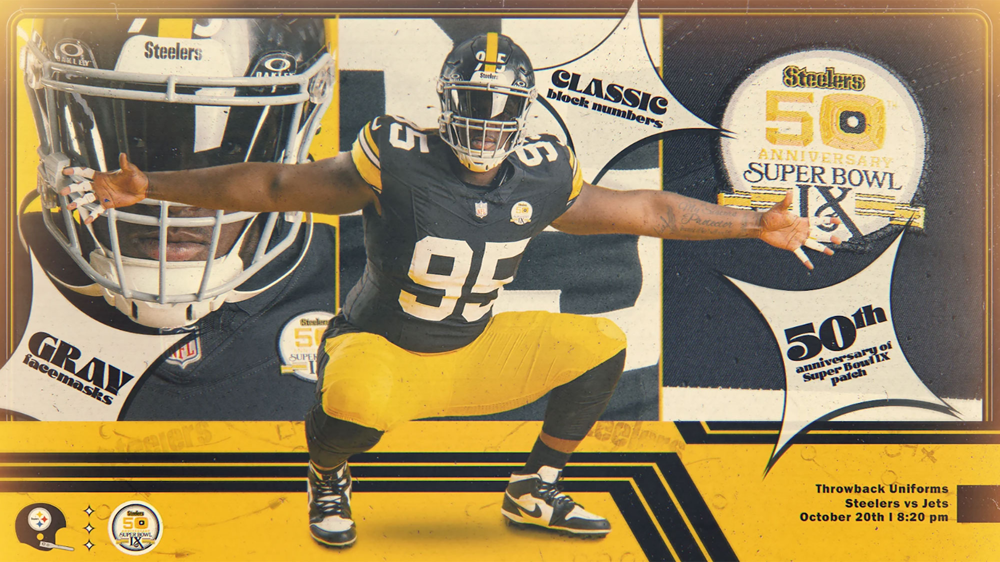 Pittsburgh Steelers To Celebrate 50th Anniversary Of Super Bowl IX With Throwback Uniforms