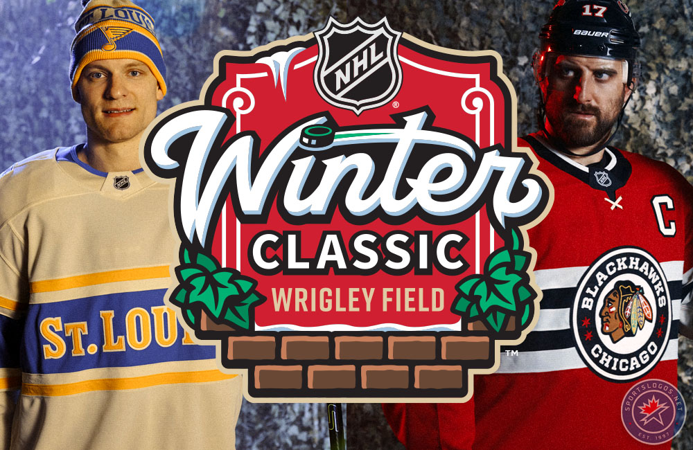 Blues, Blackhawks Reveal Uniforms for 2025 NHL Winter Classic at Wrigley Field