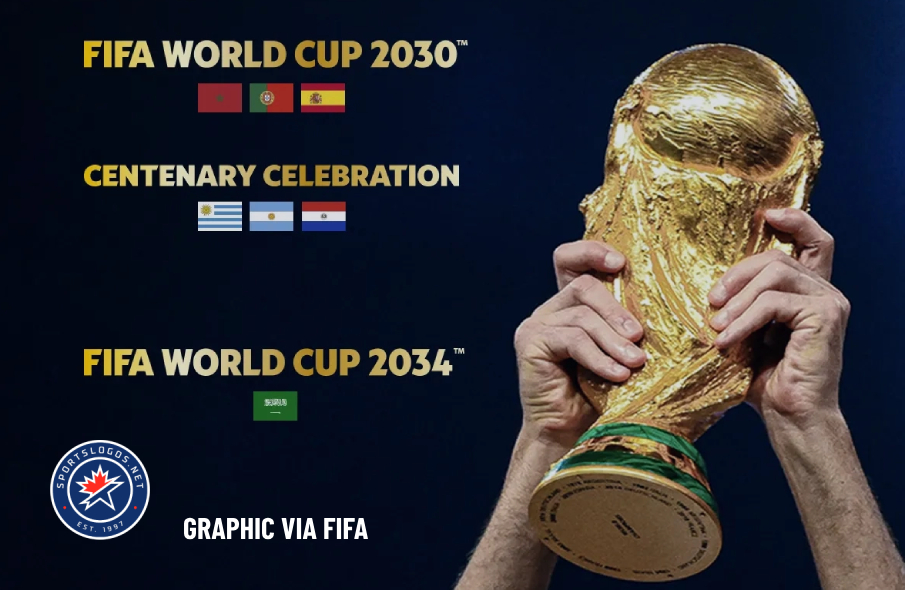 2030, 2034 World Cup Hosts Announced — What Could Their Logos Look Like?