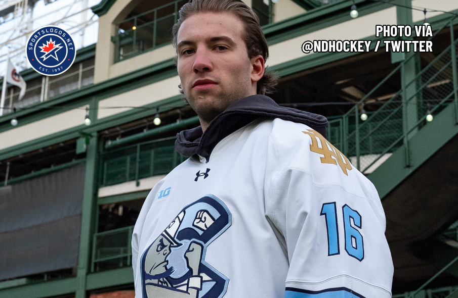 Chicago Blues: Notre Dame Men's Hockey Reveals Special Jerseys for Wrigley Field Game