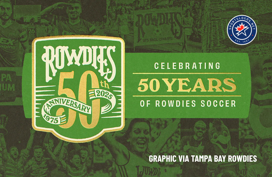 USL's Tampa Bay Rowdies Unveil 50th Anniversary Logo