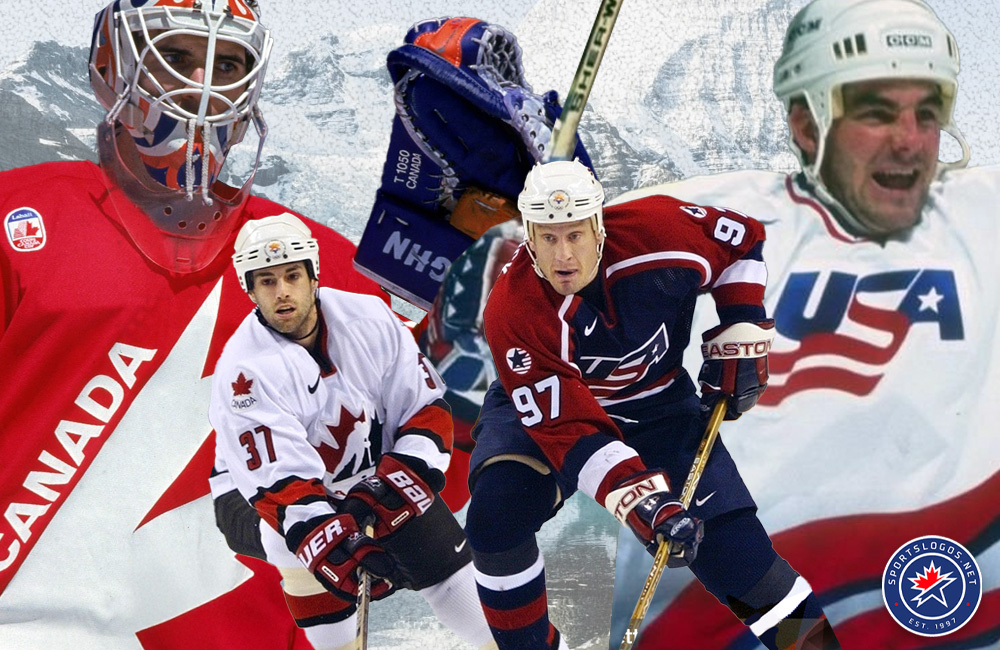 Uniforms Worn for Canada vs USA Men's Hockey Finals Over the Years