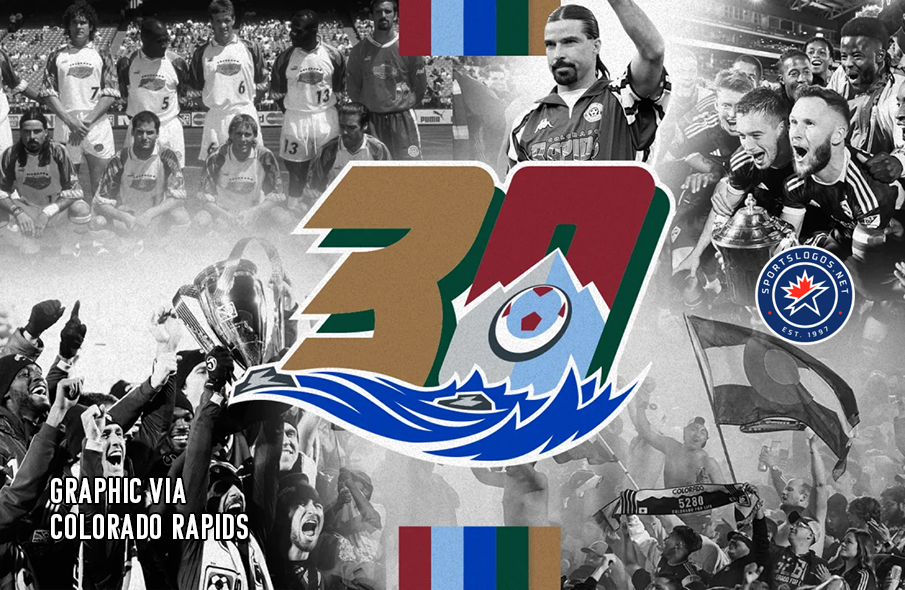 Colorado Rapids Mark 30th MLS Season With New Anniversary Logo