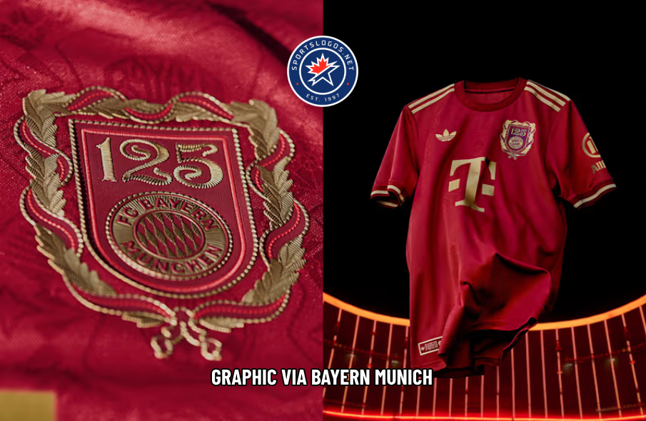 Bayern Munich Mark 125th Anniversary With Special Crest, Jersey