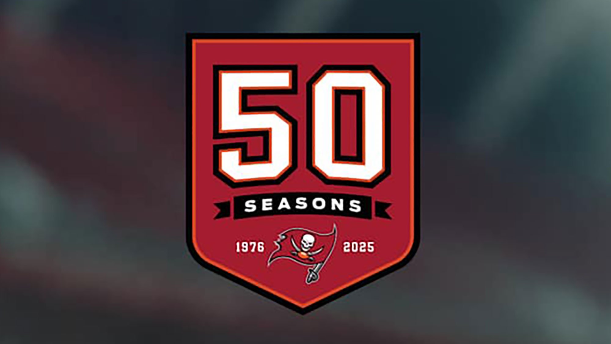 Tampa Bay Buccaneers Unveil 50th Season Logo