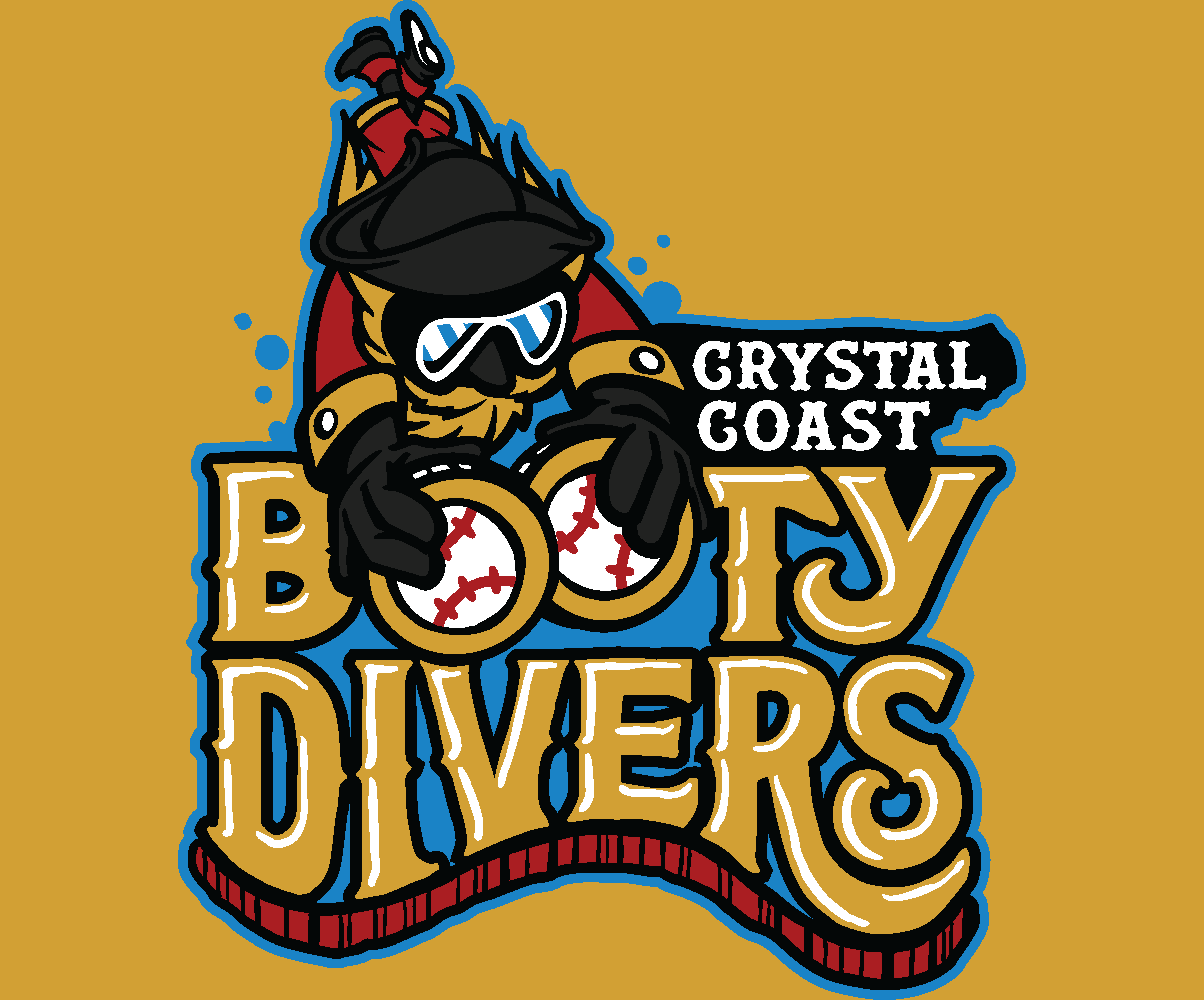 Baseball Team Unveils Cheeky "Booty Divers" Alternate Name, Logo