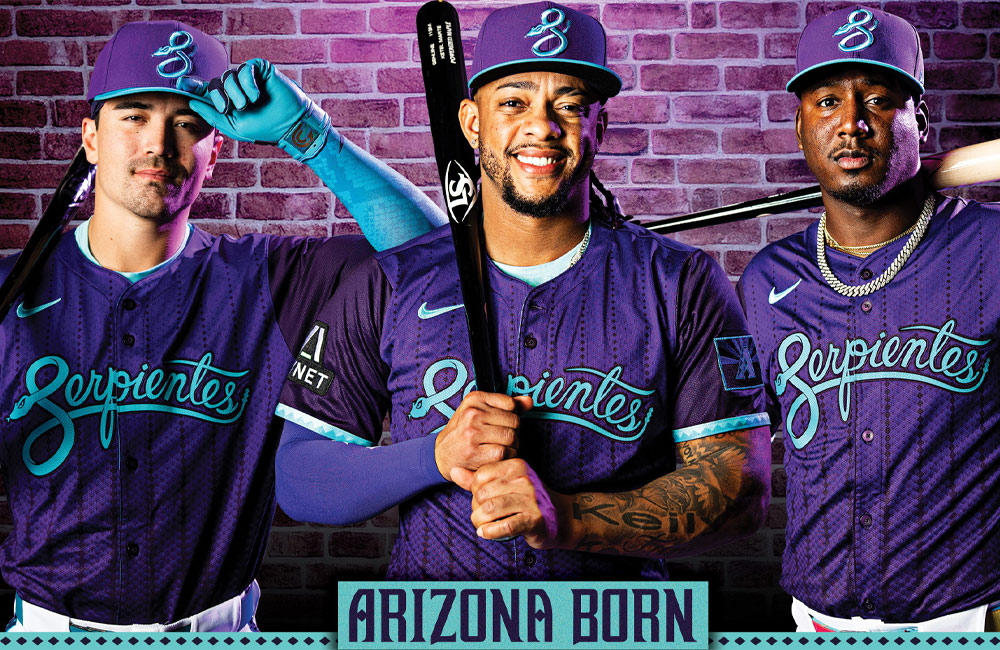 Arizona Born: D-backs Go Purple for Second "Serpientes" City Connect Uniform