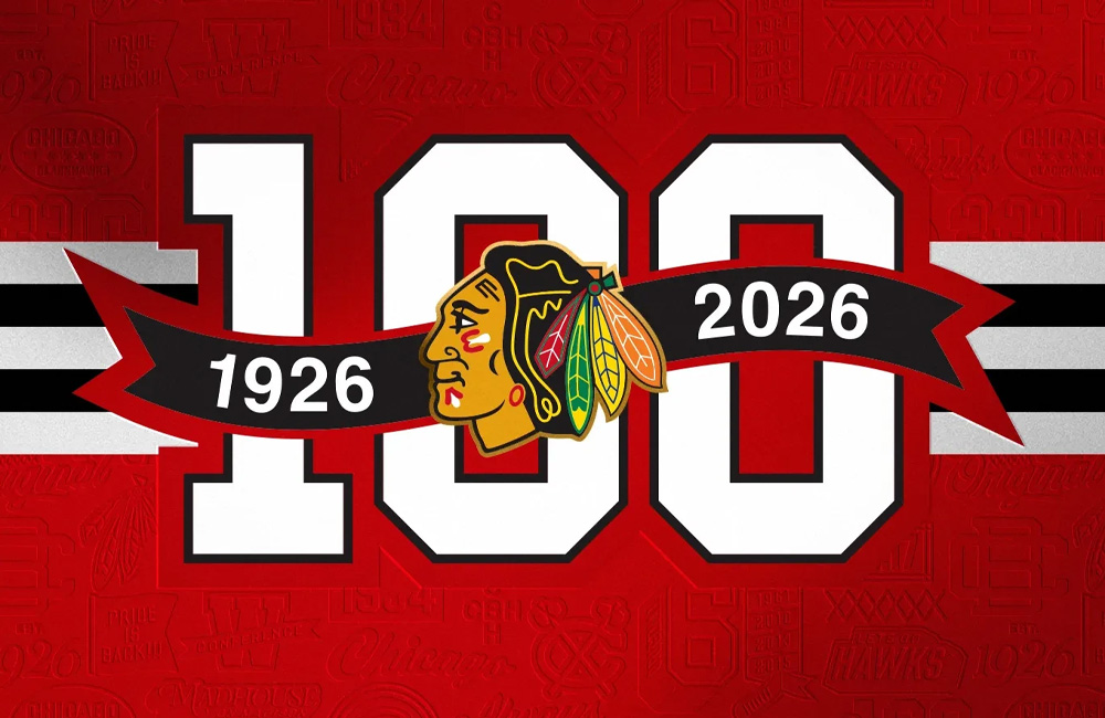 Blackhawks Unveil 100th Anniversary Home Uniform for 2025–26 NHL Season