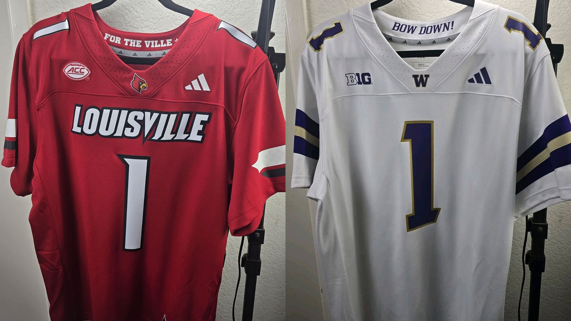 New Louisville Cardinals, Washington Huskies Football Jerseys Leak On eBay