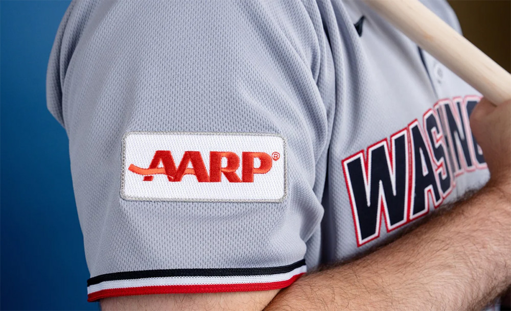 Washington Nationals Add AARP Jersey Patch