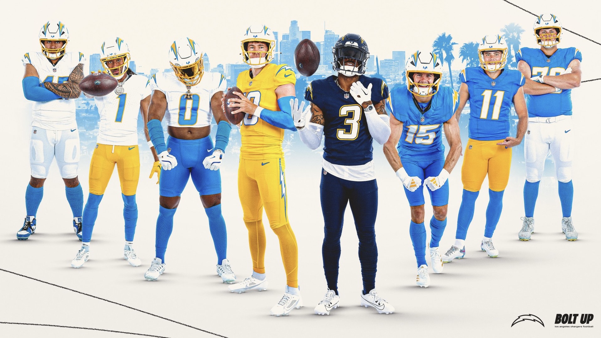 Los Angeles Chargers Reveal New Navy Blue Alternate Uniforms, Gold Jerseys, Powder Blue Pants