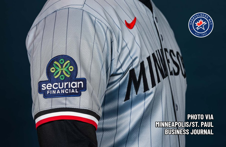 Minnesota Twins Add Securian Financial Ad Patch to Jersey Sleeves