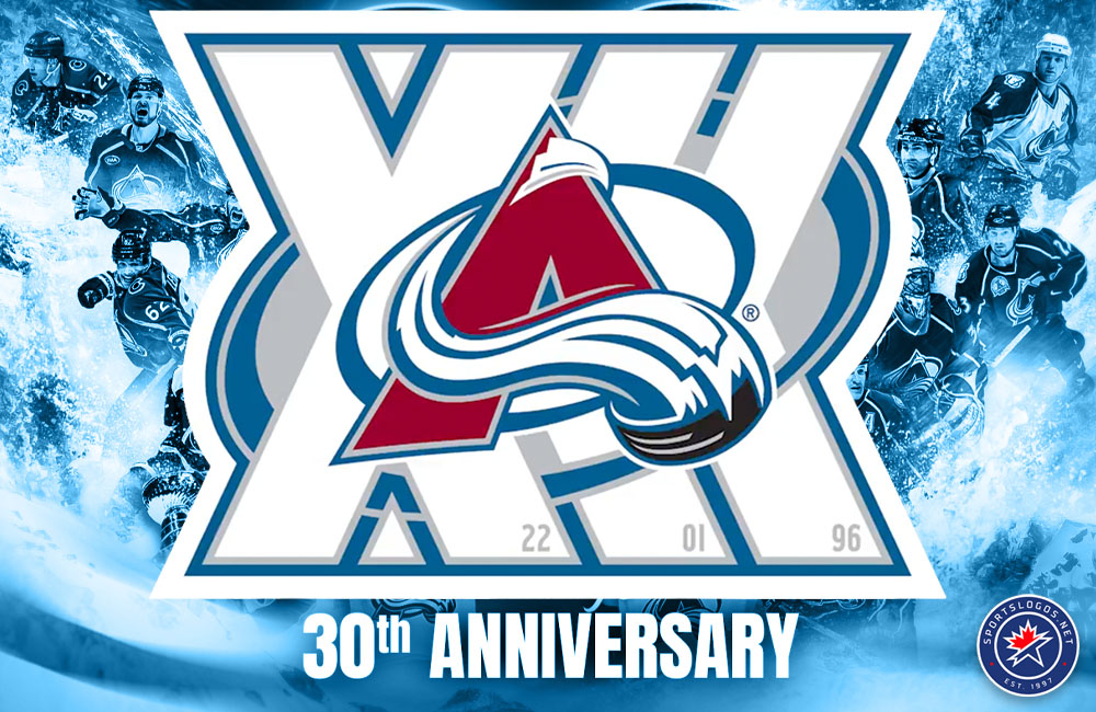 New Logo Celebrates 30 Years of Colorado Avalanche Hockey