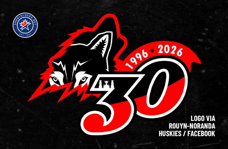 QMJHL's Huskies Mark 30 Years in Rouyn-Noranda With Anniversary Logo