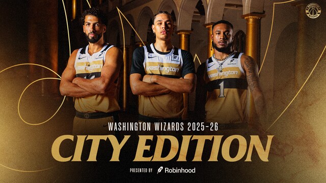 Washington Wizards Unveil New Gold And Black City Edition Uniforms For 2025-26