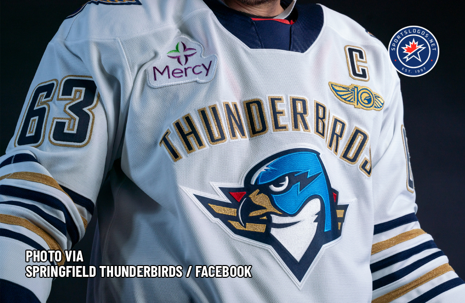 AHL's Springfield Thunderbirds Launch New White Jersey, Promote Blue Third for 2025-26
