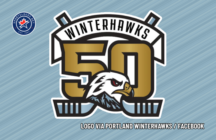 WHL's Portland Winterhawks Roll Out Special Logo for 50th Anniversary