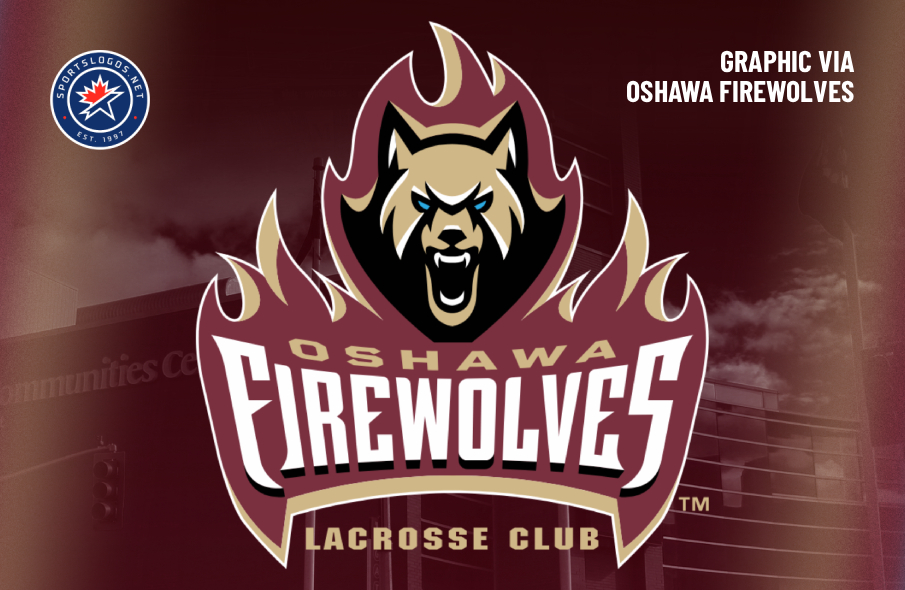 Relocated Oshawa NLL Franchise Retains 'FireWolves' Nickname, Logo