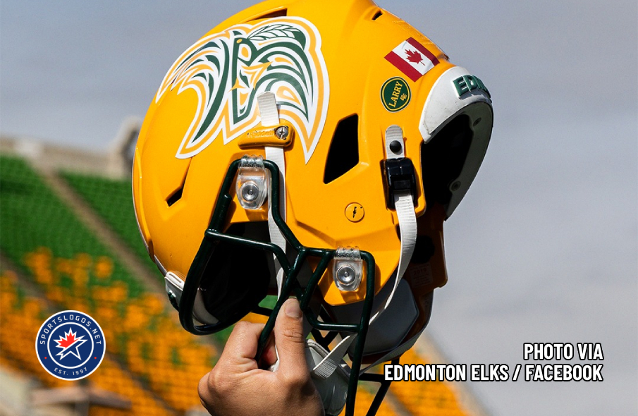 CFL's Edmonton Elks Honour Late Owner With Helmet Decals