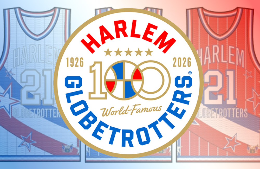 Harlem Globetrotters Unveil 100th Anniversary Logos, Uniforms Ahead of 2026 World Tour