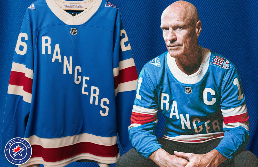 New York Rangers Throw Back to 1926 for Centennial Season Uniform, Worn for 10 Games