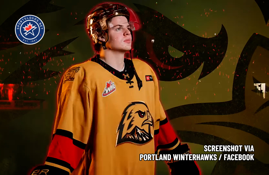 WHL's Portland Winterhawks Go for Gold With Jerseys Marking 50th Anniversary