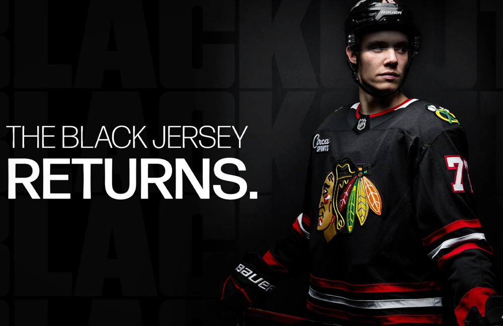 It's Back. Chicago Blackhawks' Black Alternate Uniform Returns After Two Decades