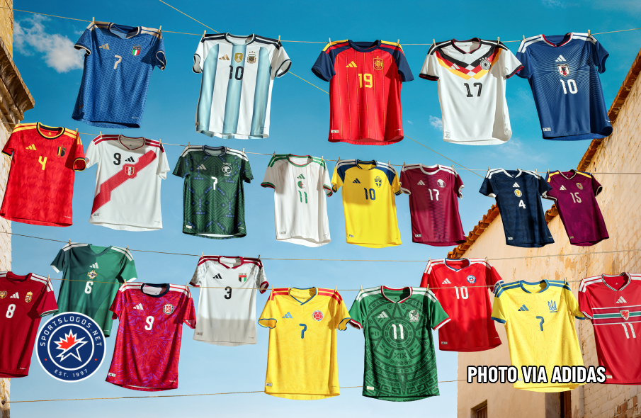 adidas Releases 22 New National Team Home Kits Ahead of 2026 FIFA World Cup