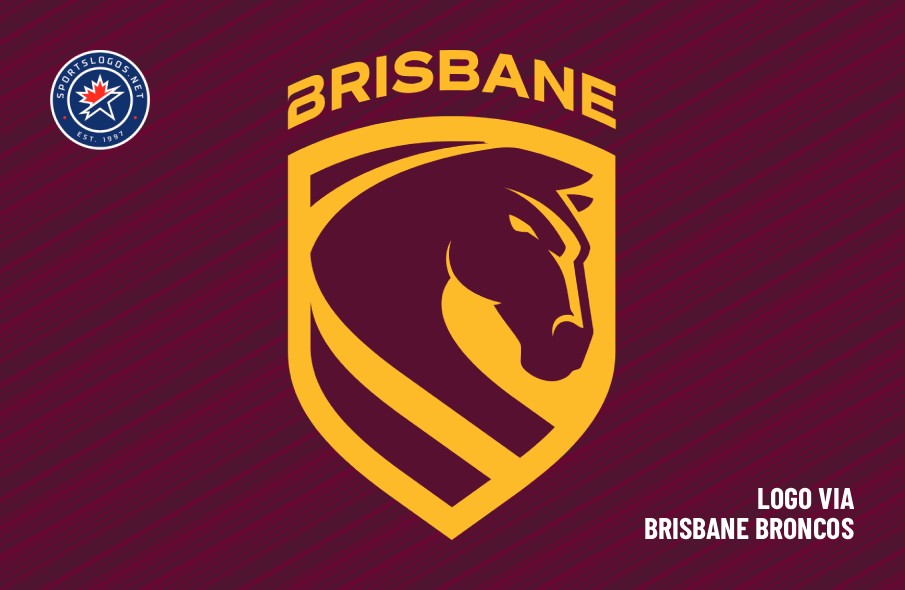 NRL's Brisbane Broncos Crank Up the Horsepower With Redesigned Crest