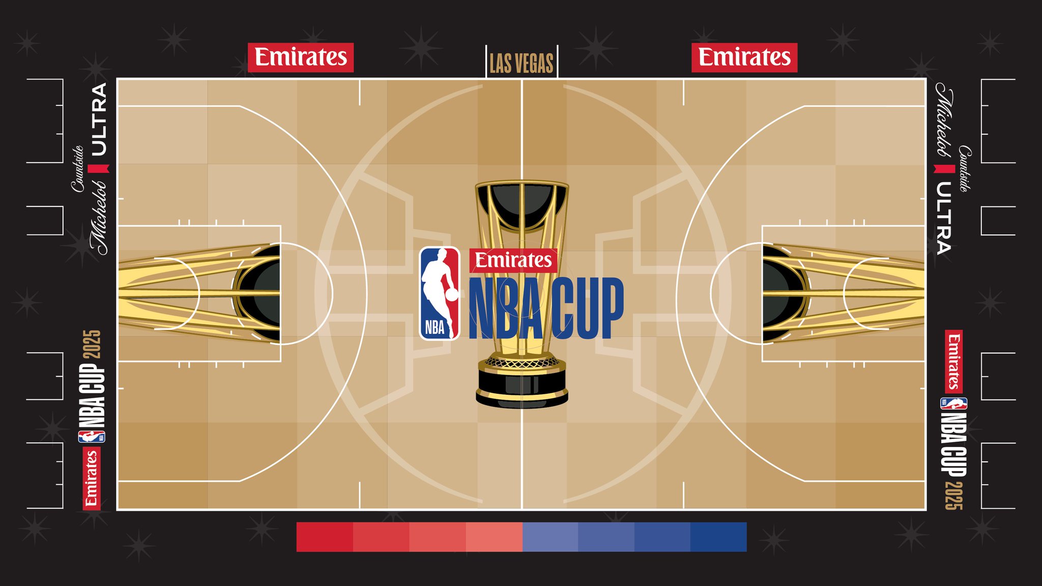 NBA Reveals Court Design For 2025 Emirates NBA Cup Semifinals, Championship