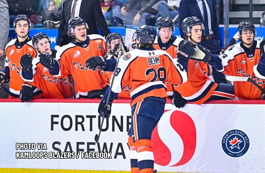 Blazing Orange: WHL's Kamloops Blazers Introduce New Orange Alternate Jersey