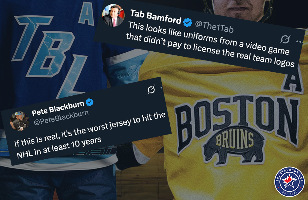 "Worst Jersey in 10 Years!" Reactions to Lightning, Bruins New Stadium Series Uniforms