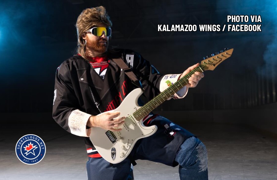 ECHL's Kalamazoo Wings Show Off Their Wild Side With Classic Rock-Inspired Jerseys