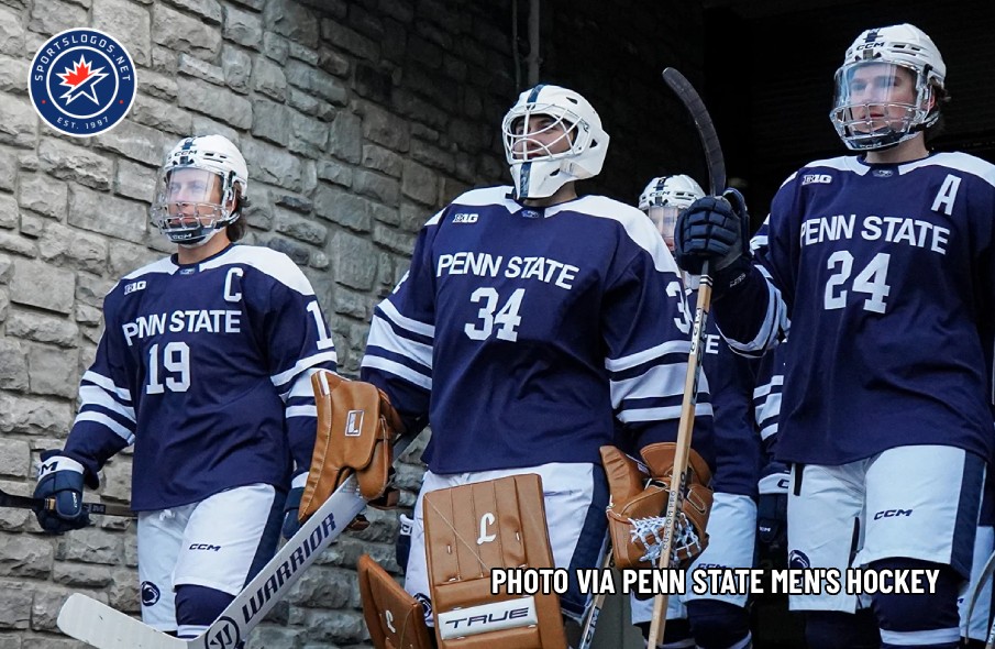 Penn State Men's Hockey Goes Nameless on Retro Outdoor Game Jerseys